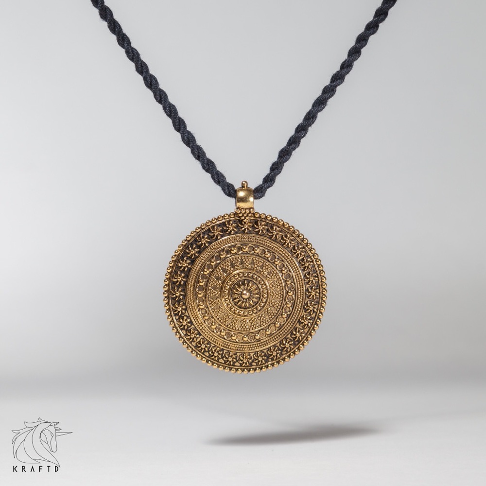 Vintage golden pendant